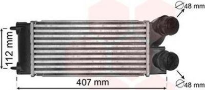 Van Wezel 40004332 интеркулер на PEUGEOT 308 (4A_, 4C_)