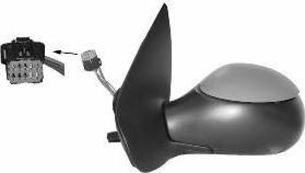 Van Wezel 4028827 наружное зеркало на PEUGEOT 206 SW (2E/K)