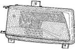 Van Wezel 4912942 основная фара на SEAT INCA (6K9)