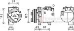 Van Wezel 5100K088 компрессор, кондиционер на SUBARU IMPREZA универсал (GG)