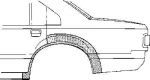 Van Wezel 5944147 боковина на VOLVO 460 L (464)