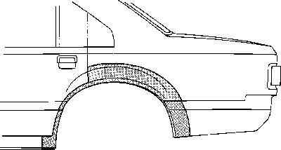 Van Wezel 5944147 боковина на VOLVO 460 L (464)