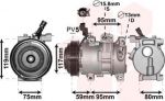 Van Wezel 8200K319 компрессор, кондиционер на HYUNDAI i20 (PB, PBT)