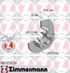 Zimmermann 100.1229.20 тормозной диск на AUDI A4 Avant (8D5, B5)