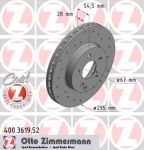 ZIMMERMANN ДИСК ТОРМ MER W211 295*28 F (400361952)
