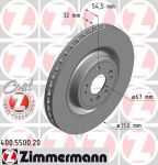 ZIMMERMANN Диск тормозной GL-KLASSE (X166) GL 350 BlueTec 4-matic (166. (400550020)