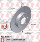 Zimmermann 430.2611.20 тормозной диск на OPEL CORSA E Van