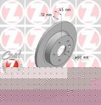 ZIMMERMANN ДИСК ТОРМ OPEL ASTRA J 1.3-2.0 R 09/_>> (430262220)