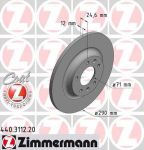 ZIMMERMANN Диск торм.зад. Citroen C5 08> заказ не менее 2 единиц (440.3112.20)