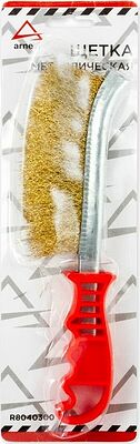 ARNEZI R8040300 щётка металлическая зачистная с пластмассовой ручкой, проволока 0,3 мм