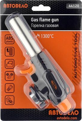 АвтоDело 44120 горелка газовая с пьезоподжигом и испарителем под цанговый баллон