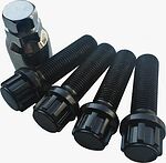 Комплект секретных болтов Bimecc UBR445-BLK M14x1.5x45, сфера, чёрный, 4 шт. + ключ Комплект секретных болтов Bimecc UBR445-BLK M14x1.5x45, сфера, чёрный, 4 шт. + ключ