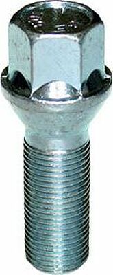 Bimecc C17F33 колёсный болт M14×1,25×33, CH17, конус 60°, цинк