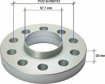SP90 20mm 5x100/5x112 d57.1 Анодир