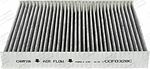 Champion CCF0328C угольный салонный фильтр Ford Fiesta V, Fusion, 239×188×31 мм