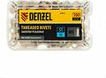 Denzel 40602 заклёпки резьбовые М5, сталь оцинкованная, 100 шт. в кейсе
