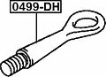 Febest 0499-DH крюк буксировочный Mitsubishi Outlander CW 2006–2012 (MN165999) Febest 0499-DH крюк буксировочный Mitsubishi Outlander CW 2006–2012 (MN165999)