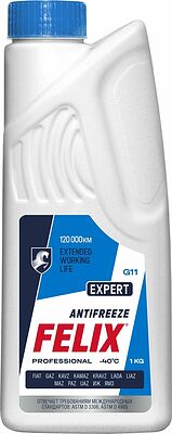 Felix 430206057 антифриз Expert G11 готовый, синий, 1 кг