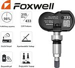 Foxwell T10 126204 программируемый TPMS-датчик 315/433 МГц, металлический вентиль Foxwell T10 126204 программируемый TPMS-датчик 315/433 МГц, металлический вентиль
