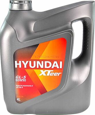 Hyundai Xteer 1041422 Масло трансмиссионное Gear Oil-5 80W90, 4 л