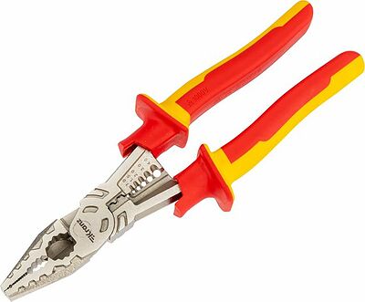 Kranz KR-12-4651-3 Плоскогубцы многофункциональные диэлектрические 230мм KRANZ