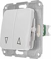Kranz KR-78-0209 DEA Выключатель для жалюзи 2кл с/у 10А мех. Бел KRANZ