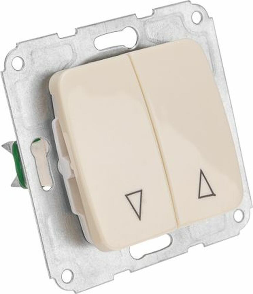 Kranz KR-78-0239 DEA Выключатель для жалюзи 2кл с/у 10А мех. Беж KRANZ