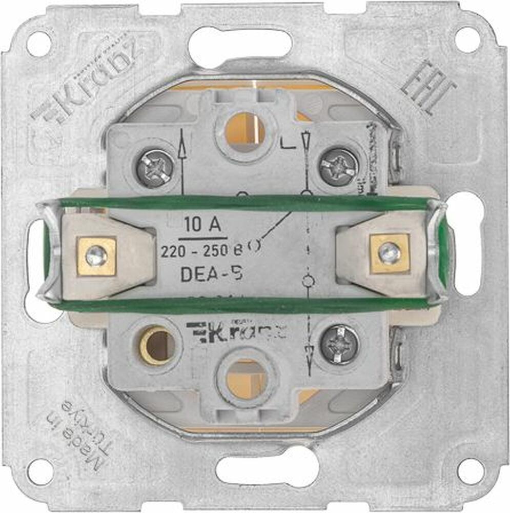 Kranz KR-78-0239 DEA Выключатель для жалюзи 2кл с/у 10А мех. Беж KRANZ