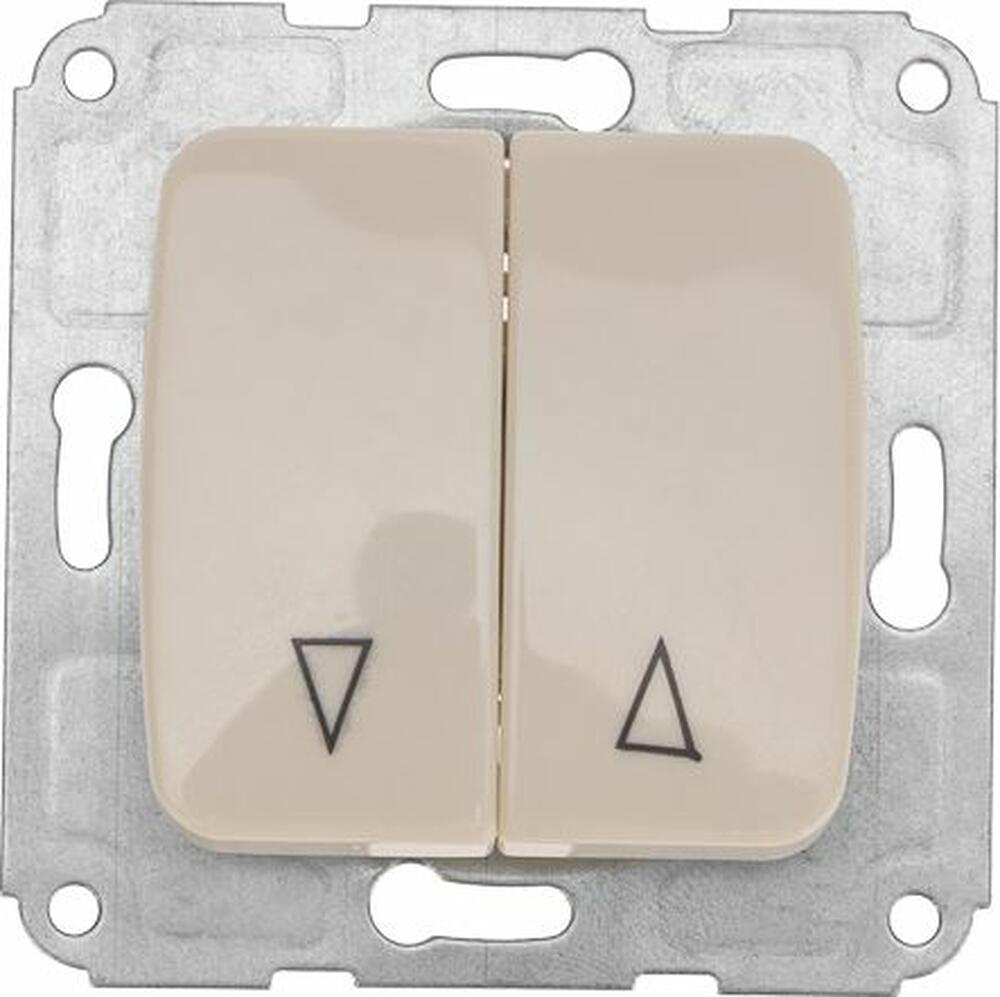 Kranz KR-78-0239 DEA Выключатель для жалюзи 2кл с/у 10А мех. Беж KRANZ