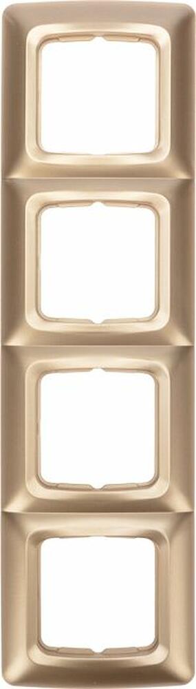 Kranz KR-78-0318 DEA Рамка 4-я горизонтальная Золотой Металлик KRANZ