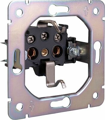 Kranz KR-78-0701-5 Розетка STRONG 1-ая с/з с/у, со шторками 16А антрацит KRANZ