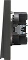 Kranz KR-78-0705-6 Выключатель STRONG 1 кл 10А с/у графит KRANZ