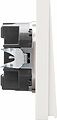 Kranz KR-78-0713-4 Выключатель STRONG 1 кл с подсветкой 10А с/у жемчуг KRANZ Kranz KR-78-0713-4 Выключатель STRONG 1 кл с подсветкой 10А с/у жемчуг KRANZ