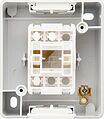 Kranz KR-78-0836 Переключатель проходной INDUSTRIAL IP54 о/у, белый KRANZ