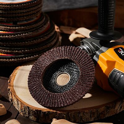 Kranz KR-90-0005 Круг лепестковый торцевой, P40, 115х22,2мм KRANZ