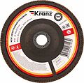 Kranz KR-90-0023 Круг лепестковый торцевой, P80, 180х22,2мм KRANZ