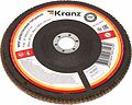 Kranz KR-90-0023 Круг лепестковый торцевой, P80, 180х22,2мм KRANZ