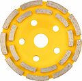 Kranz KR-90-0151 Чашка алмазная шлифовальная, двухрядная,125х22,2мм KRANZ Kranz KR-90-0151 Чашка алмазная шлифовальная, двухрядная,125х22,2мм KRANZ