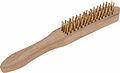 Kranz KR-91-1257 Щетка по металлу с деревянной ручкой, 4 ряда, 280мм KRANZ Kranz KR-91-1257 Щетка по металлу с деревянной ручкой, 4 ряда, 280мм KRANZ