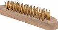 Kranz KR-91-1257 Щетка по металлу с деревянной ручкой, 4 ряда, 280мм KRANZ Kranz KR-91-1257 Щетка по металлу с деревянной ручкой, 4 ряда, 280мм KRANZ