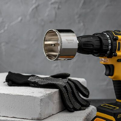 Kranz KR-92-0016 Коронка алмазная 60мм по керамограниту с центровочным сверлом KRANZ