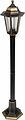 LAMPER 602-302 Светильник садово-парковый НТУ 06-60-002 У1 quot;Оскар 3 quot;, столб, черный под бронзу, пластик (рельеф ромб), шестигранный, под лампу Е27 LAMPER