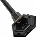 LAMPER 602-302 Светильник садово-парковый НТУ 06-60-002 У1 quot;Оскар 3 quot;, столб, черный под бронзу, пластик (рельеф ромб), шестигранный, под лампу Е27 LAMPER