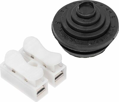 LAMPER 602-305 Светильник садово-парковый НБУ 04-60-001 У1 quot;Леда quot;, настенный, черный, стекло прозрачное, четырехгранный, под лампу Е27 LAMPER