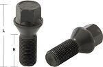 Bimecc Болт M12x1,25 (52/ 28) hex17 конус black (ИТАЛИЯ) C17B28-ZNNI BC OGS101339