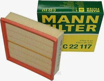 MANN-FILTER C 22 117 воздушный фильтр 213×213×58 мм