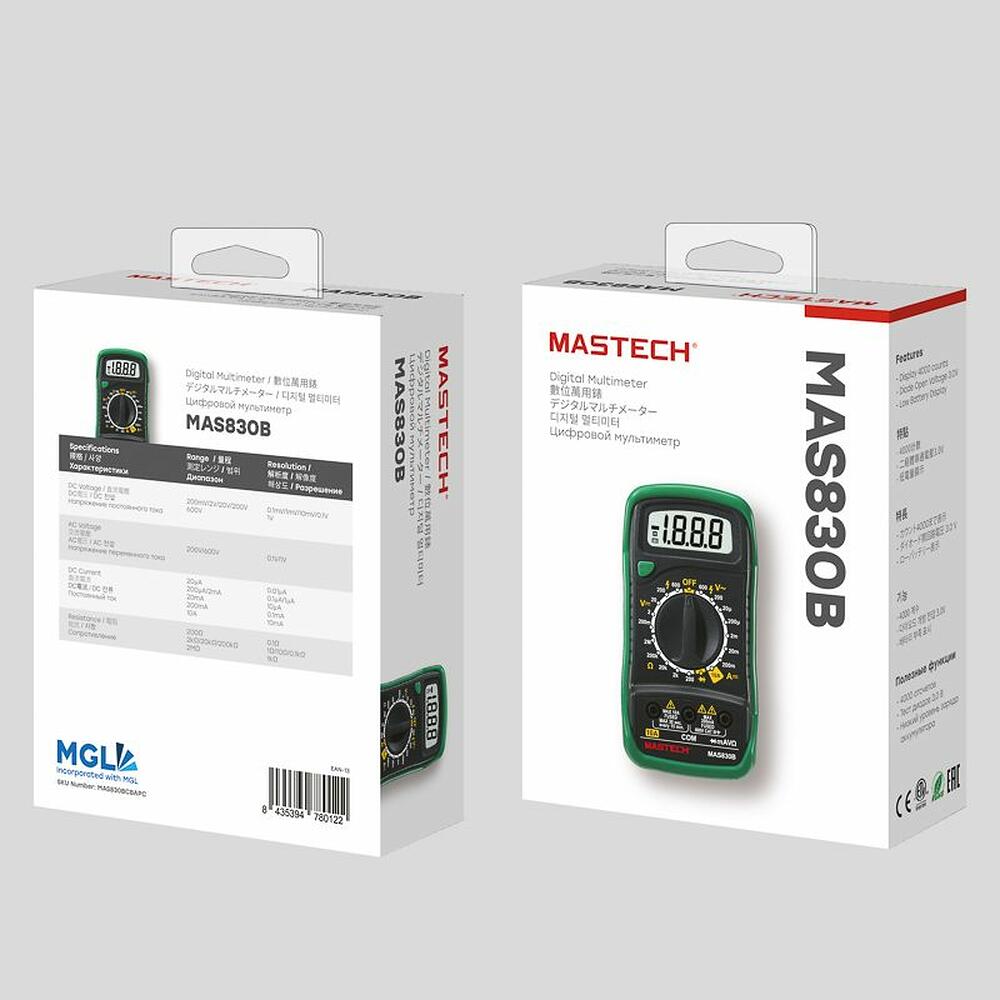 Mastech 13-2010 Портативный мультиметр MAS830B MASTECH