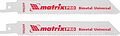 MATRIX 782001 полотна для сабельной пилы универсальные S922VF, 125 мм, шаг 1,8–2,5 мм, биметалл, 2 шт. MATRIX 782001 полотна для сабельной пилы универсальные S922VF, 125 мм, шаг 1,8–2,5 мм, биметалл, 2 шт.