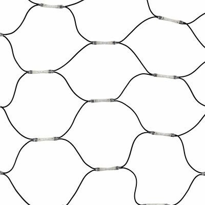 NEON-NIGHT 217-125 Гирлянда светодиодная Сеть 2x3м 432 LED БЕЛЫЙ черный каучук IP67 постоянное свечение 230В блок в комплекте NEON-NIGHT 