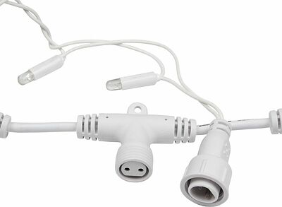 NEON-NIGHT 235-213 Гирлянда светодиодная Занавес 2х3м 600 LED СИНИЙ белый ПВХ IP65 эффект мерцания 230В нужен блок 303-500-1 NEON-NIGHT